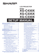 Sharp XGC430X Operating instructions