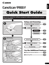Canon CanoScan 9900F Quick start guide