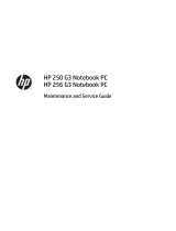 HP 250 G3 Notebook PC User guide