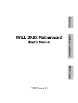 IWILL DK8X User manual