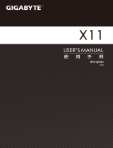 Gigabyte X11 User manual