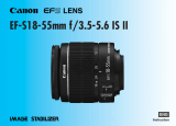Canon EF-S 18-55mm f/3.5-5.6 IS II Owner's manual