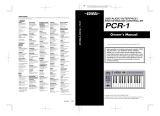 Roland PCR-1 Owner's manual
