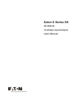 Eaton E Series DX User manual