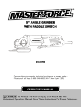 MasterForce V User manual