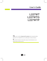 LG Electronics L227WTP User manual