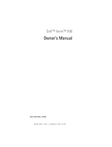 Dell Axim X50 User manual