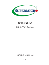 Supermicro X10SDV User manual