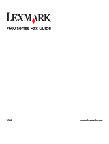 Lexmark 7600 series User manual