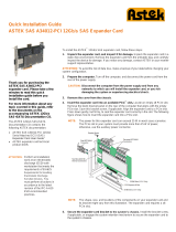 ASTEK SAS A34012-PCI Quick Installation Manual