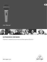 Behringer Ultravoice XM1800S User manual