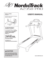 NordicTrack 605 Cs Treadmill User manual