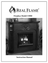 Real Flame 8900 User manual