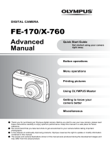 Olympus FE 170 - Digital Camera - 6.0 Megapixel Advanced Manual