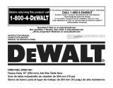 DeWalt DWE7490 Owner's manual
