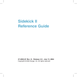 Hiptop Sidekick 2 Owner's manual