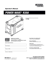 Lincoln Electric Power Wave R350 Operating instructions