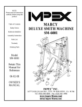 Impex MARCY PLATINUM DELUXE MP-6000 User manual