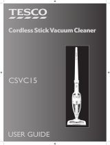 Tesco 2 in 1 Cordless Stick Vacuum User guide