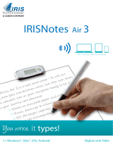 IRIS IRISNotes Air 3 Quick User Manual