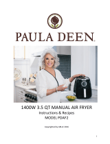 Paula Deen PDAF1 Instructions & Recipes
