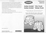 Hasbro Cushy Cruisin Fire Truck or Dump Truck Operating instructions