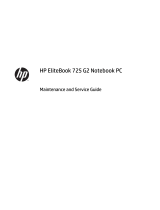 HP EliteBook 725 G2 Notebook PC User guide