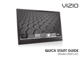 Vizio E231i-B1 Quick start guide