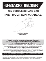 Black & Decker BDH1800S User manual
