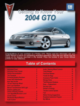 Pontiac 2004 GTO Owner's manual