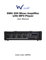 W Audio DMA 200 User manual