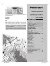 Panasonic SCPM41 Owner's manual