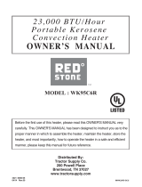 Red Stone WK95C6R Owner's manual
