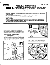 Hasbro BMX Formula 3 Power Cycle Operating instructions
