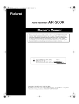Roland AR-200R Owner's manual