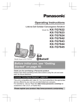 Panasonic KXTG7622 Operating instructions