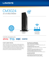 Linksys CM3024 24×8 Cable Modem User manual