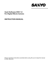 Sanyo VPC CA6 - Xacti Camcorder - 6.0 MP User manual