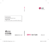 LG GD910.AORRBK User manual