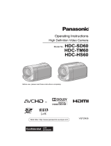 Panasonic HDC-SD60 Owner's manual