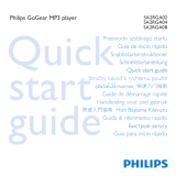 Philips SA2RGA08KN/02 Quick start guide