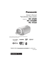 Panasonic HC-V520 User manual