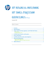 HP EliteBook 8730w Mobile Workstation User guide
