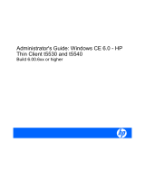 HP T5540 THIN CLIENT User guide