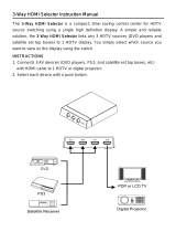 Wintal3-Way HDMI Selector