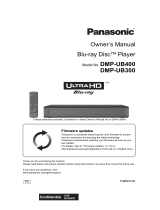 Panasonic DMP-UB300 Owner's manual