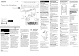 Sony ICF-DS15iP Operating instructions