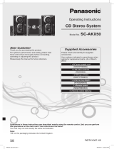Panasonic SCAKX50EB User manual