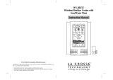 La Crosse WS-8025U User manual