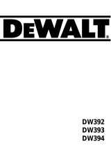 DeWalt DW393L Owner's manual